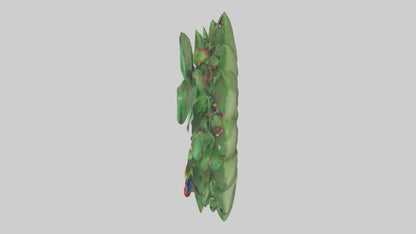 Cartoon Wreath Model 1 VR / AR / low-poly
