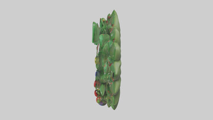 Cartoon Wreath Model 1 VR / AR / low-poly
