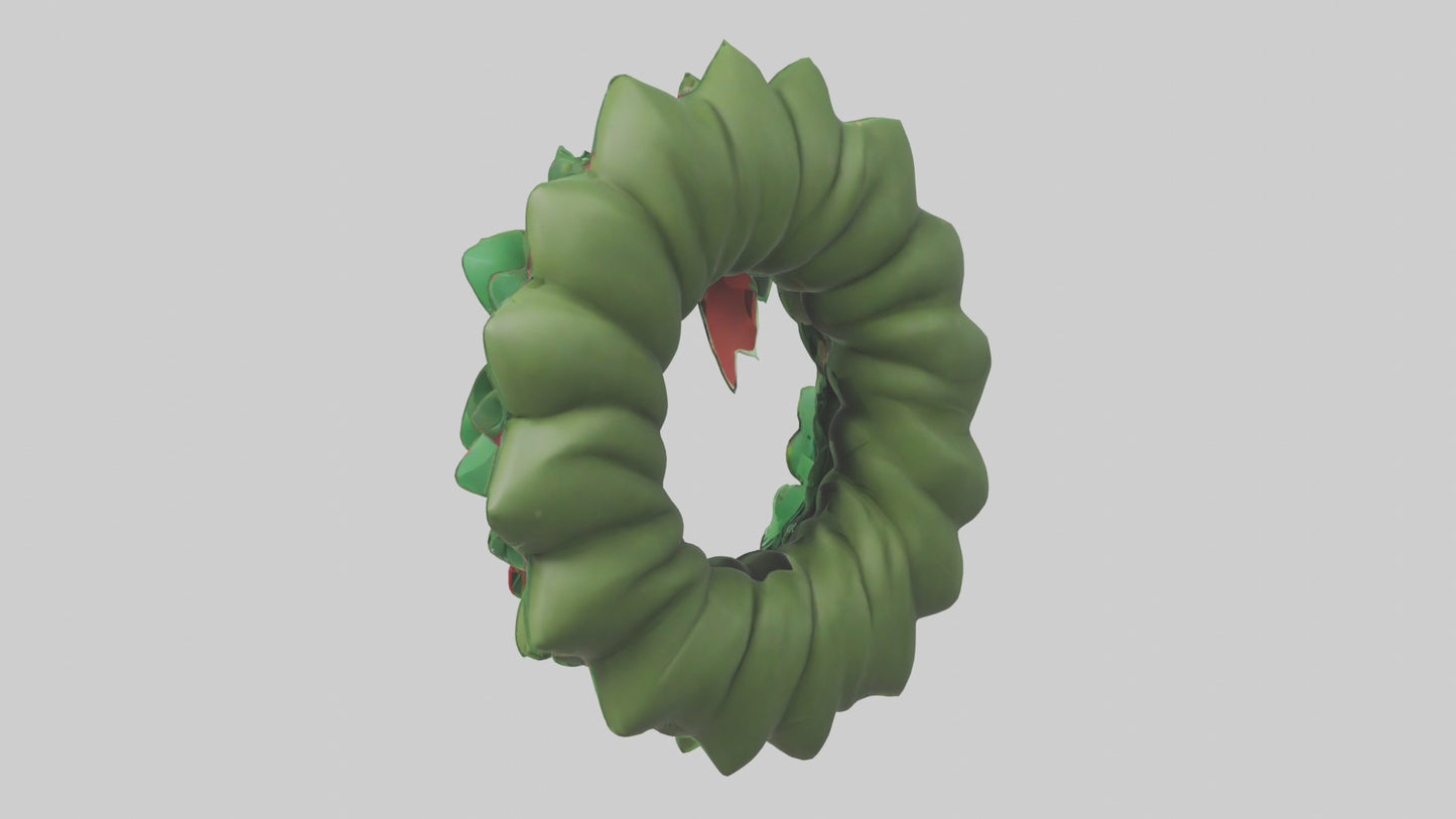 Cartoon Wreath Model 1 VR / AR / low-poly