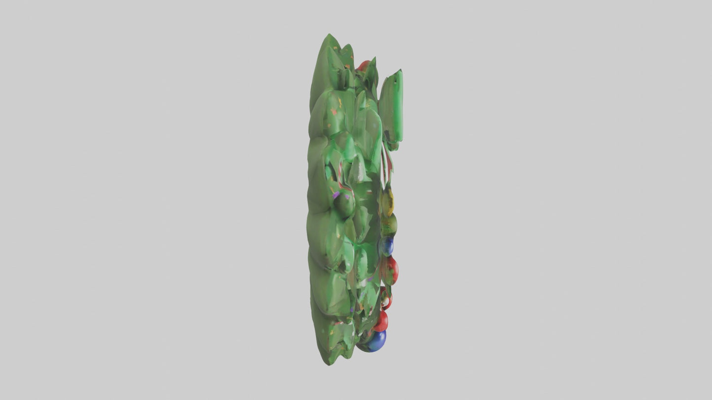 Cartoon Wreath Model 1 VR / AR / low-poly