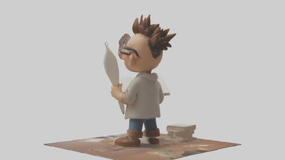 Cartoon Wreath Model 1 VR / AR / low-poly