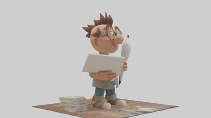 Cartoon Wreath Model 1 VR / AR / low-poly