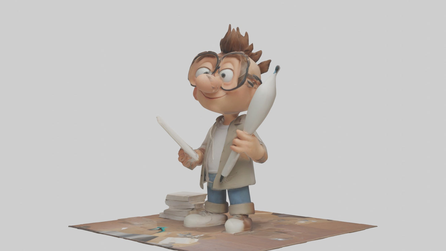 Cartoon Wreath Model 1 VR / AR / low-poly