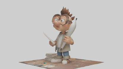 Cartoon Wreath Model 1 VR / AR / low-poly