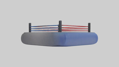 Cartoon Wrestling Mat model 3D model