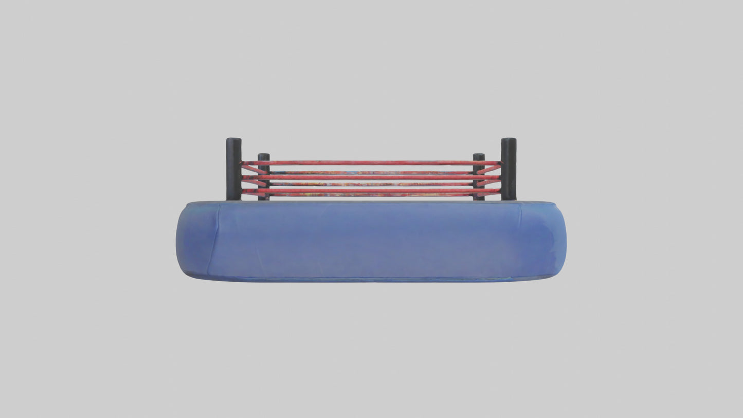 Cartoon Wrestling Mat model 3D model