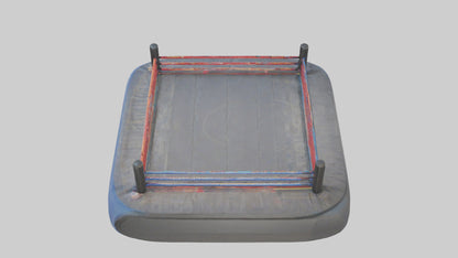 Cartoon Wrestling Mat model 3D model