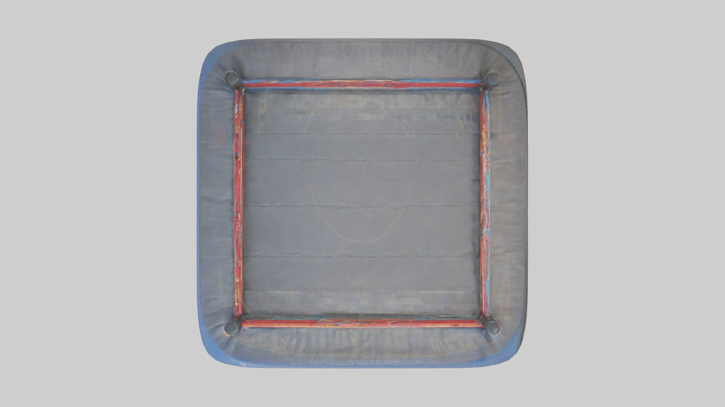 Cartoon Wrestling Mat model 3D model