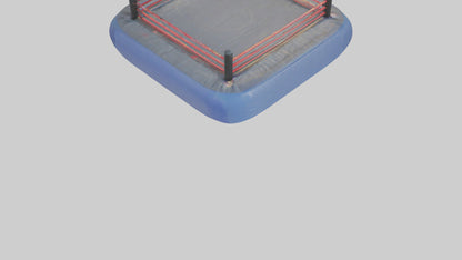 Cartoon Wrestling Mat model 3D model
