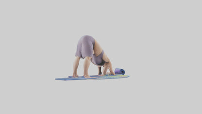 Cartoon Yoga Mat model 3D model