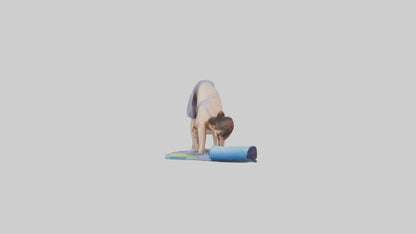 Cartoon Yoga Mat model 3D model