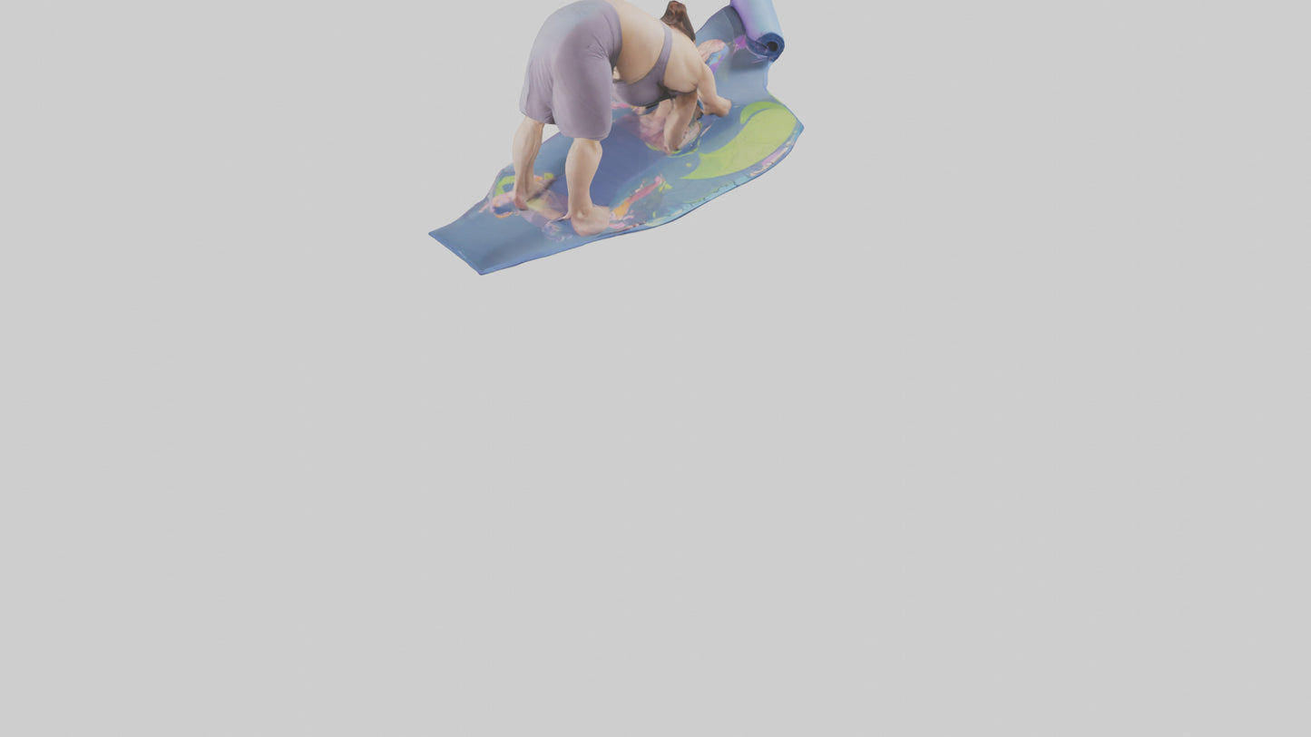 Cartoon Yoga Mat model 3D model