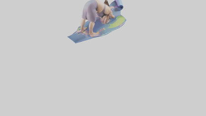Cartoon Yoga Mat model 3D model