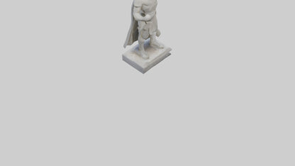 Carved stone statue model VR / AR / low-poly