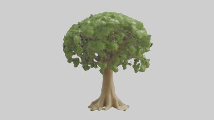 Cashew tree model 3D model