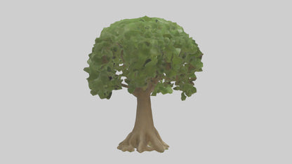 Cashew tree model 3D model