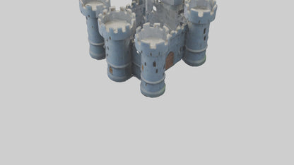 Castle keychain model 3D model