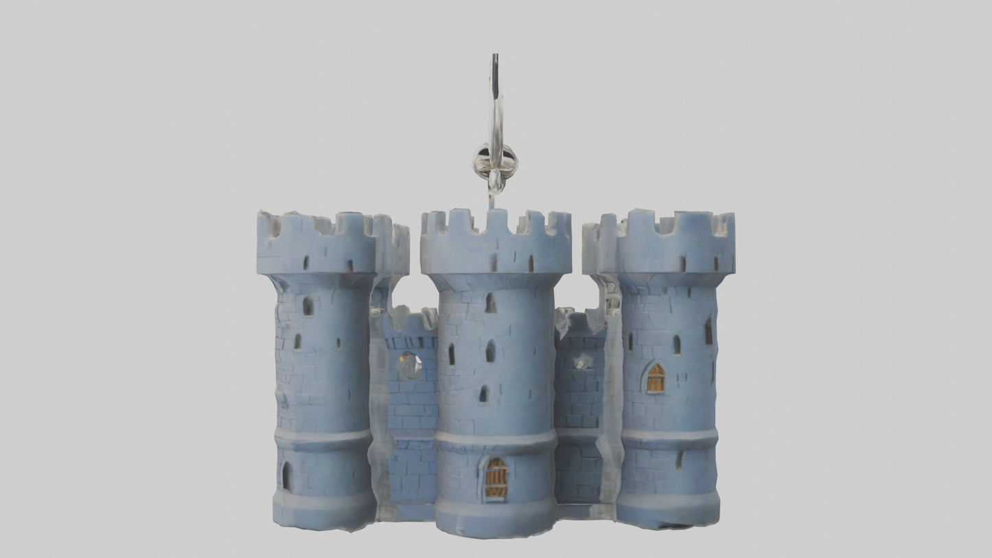 Castle keychain model 3D model