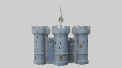 Castle keychain model 3D model