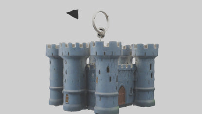 Castle keychain model 3D model