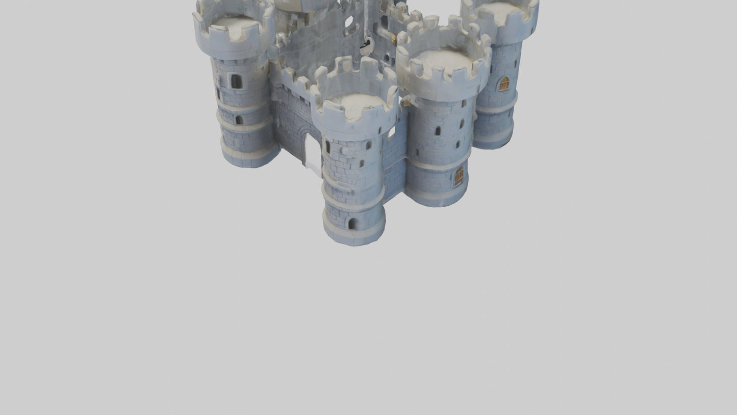Castle keychain model 3D model