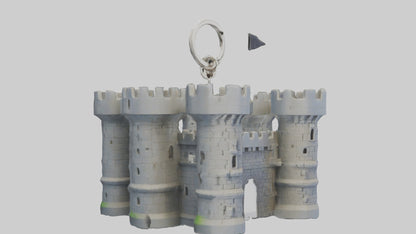 Castle keychain model 3D model