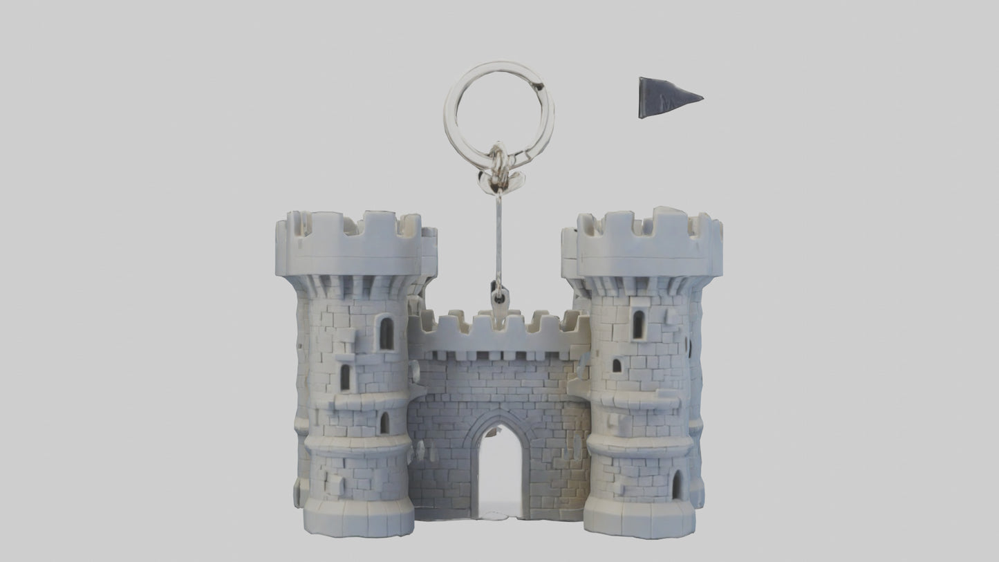 Castle keychain model 3D model