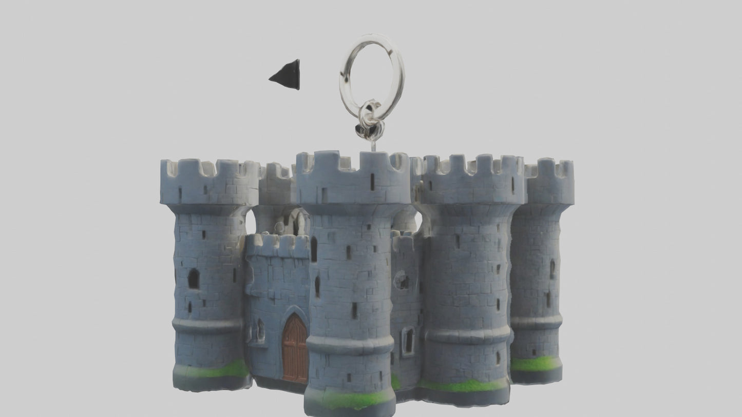 Castle keychain model 3D model