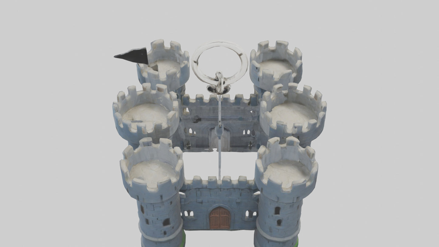 Castle keychain model 3D model
