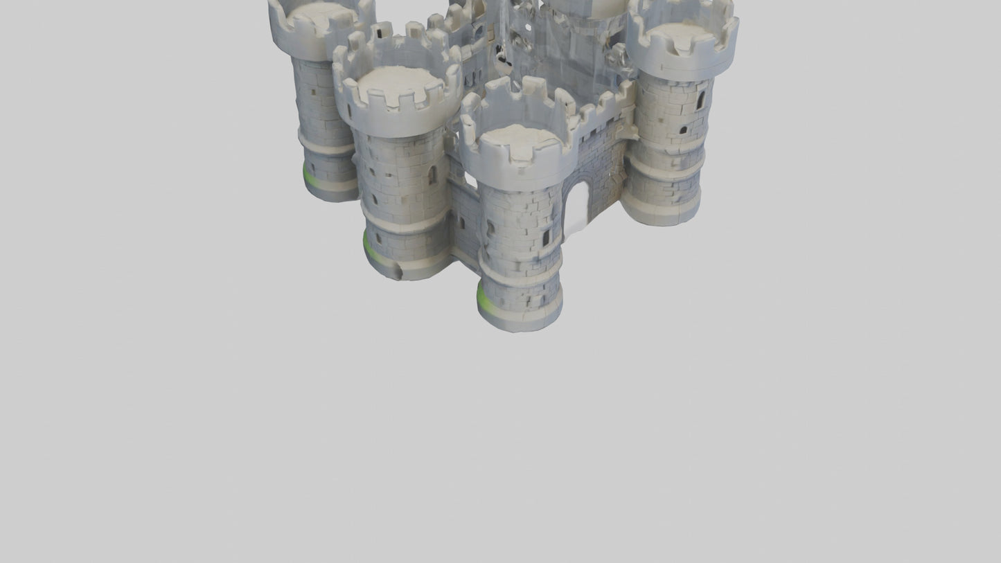 Castle keychain model 3D model