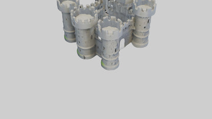 Castle keychain model 3D model
