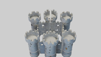 Castle keychain model 3D model