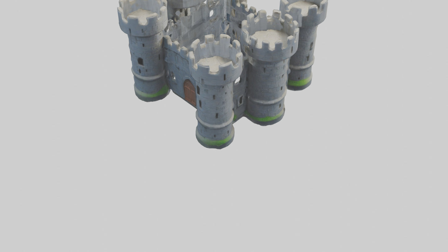 Castle keychain model 3D model