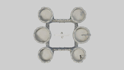 Castle keychain model 3D model