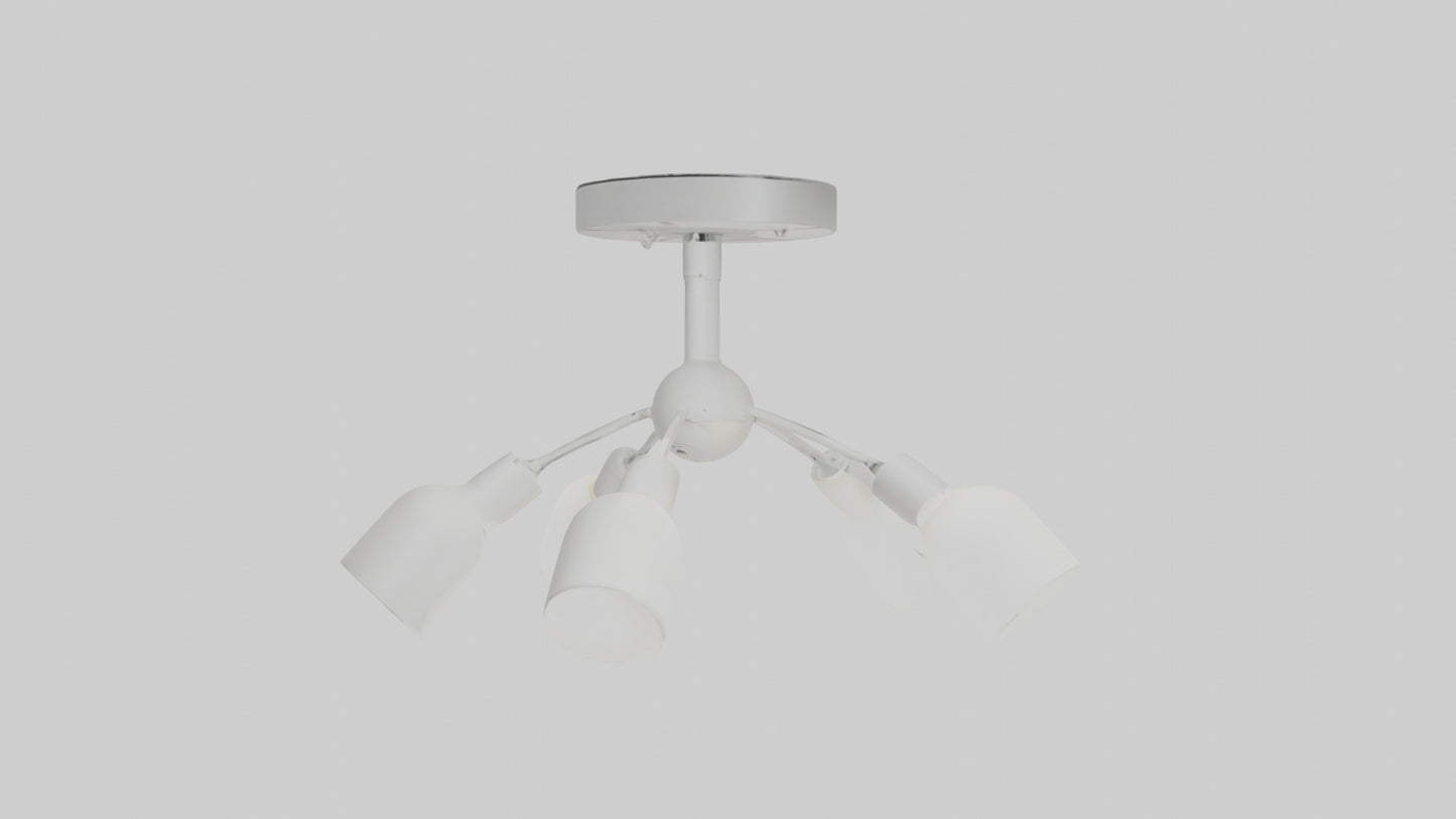 3D model Ceiling light model VR / AR / low-poly