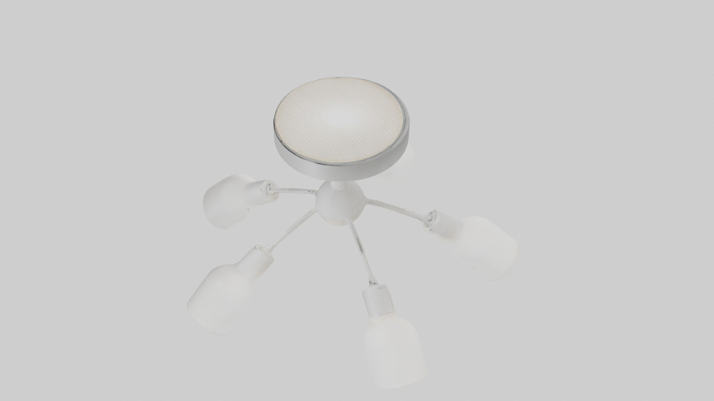3D model Ceiling light model VR / AR / low-poly