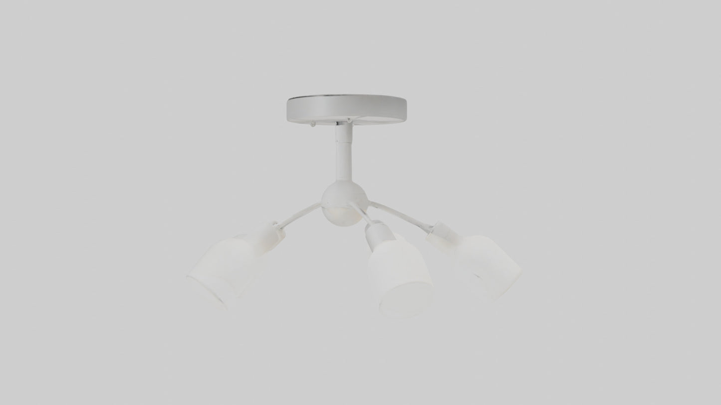 3D model Ceiling light model VR / AR / low-poly