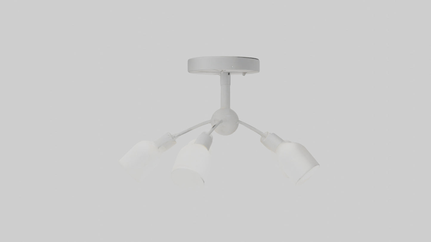 3D model Ceiling light model VR / AR / low-poly