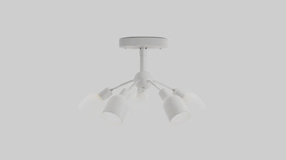 3D model Ceiling light model VR / AR / low-poly