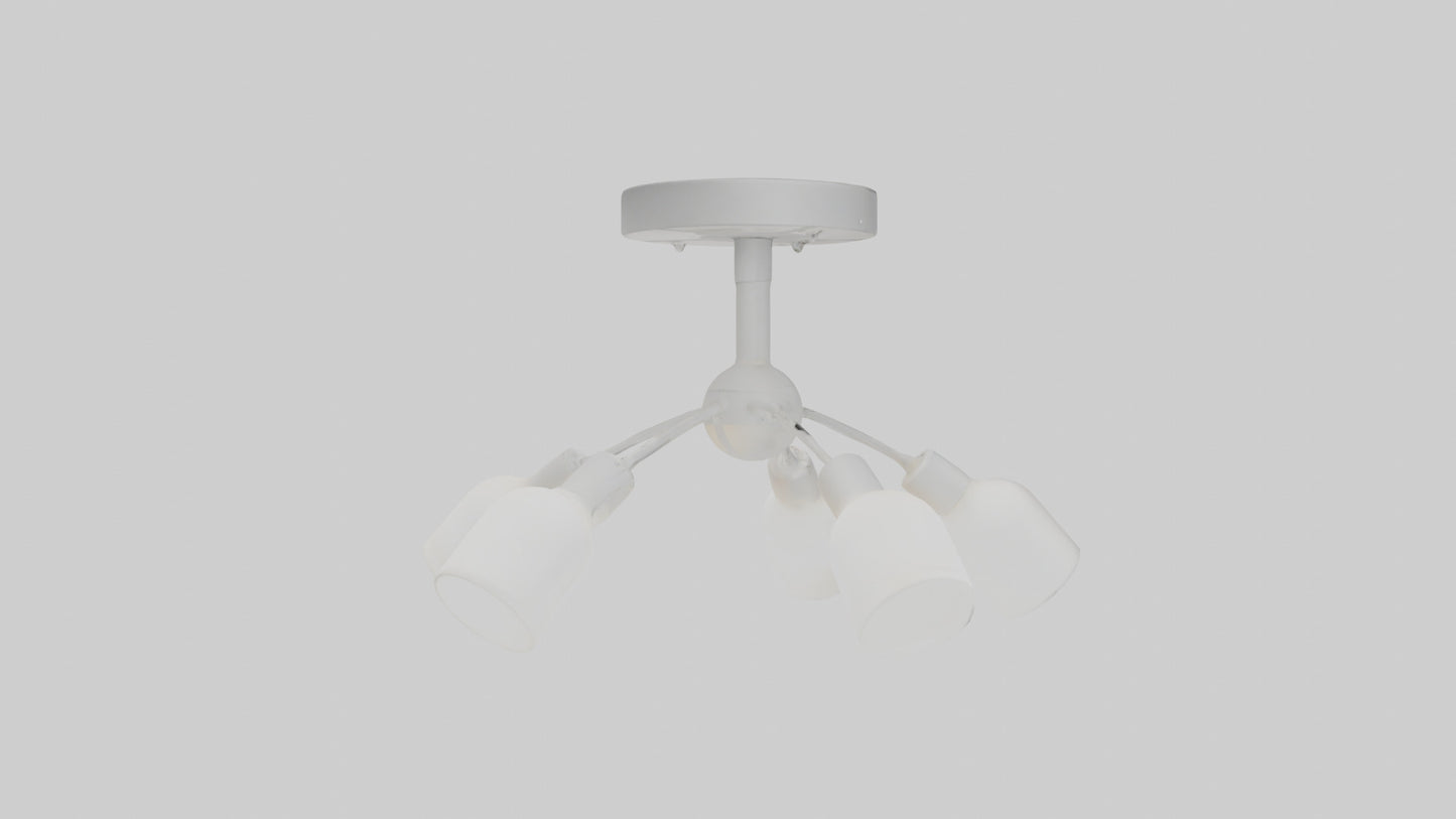 3D model Ceiling light model VR / AR / low-poly