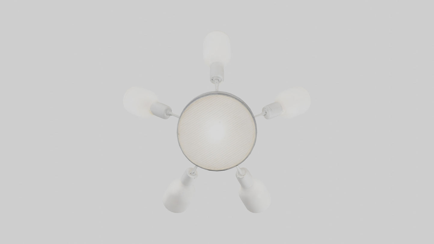 3D model Ceiling light model VR / AR / low-poly