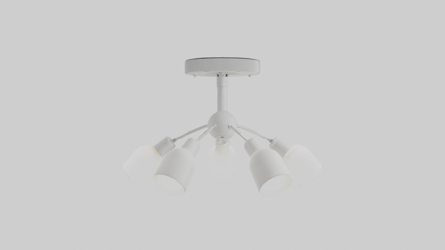 3D model Ceiling light model VR / AR / low-poly