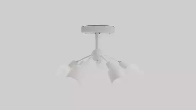 3D model Ceiling light model VR / AR / low-poly