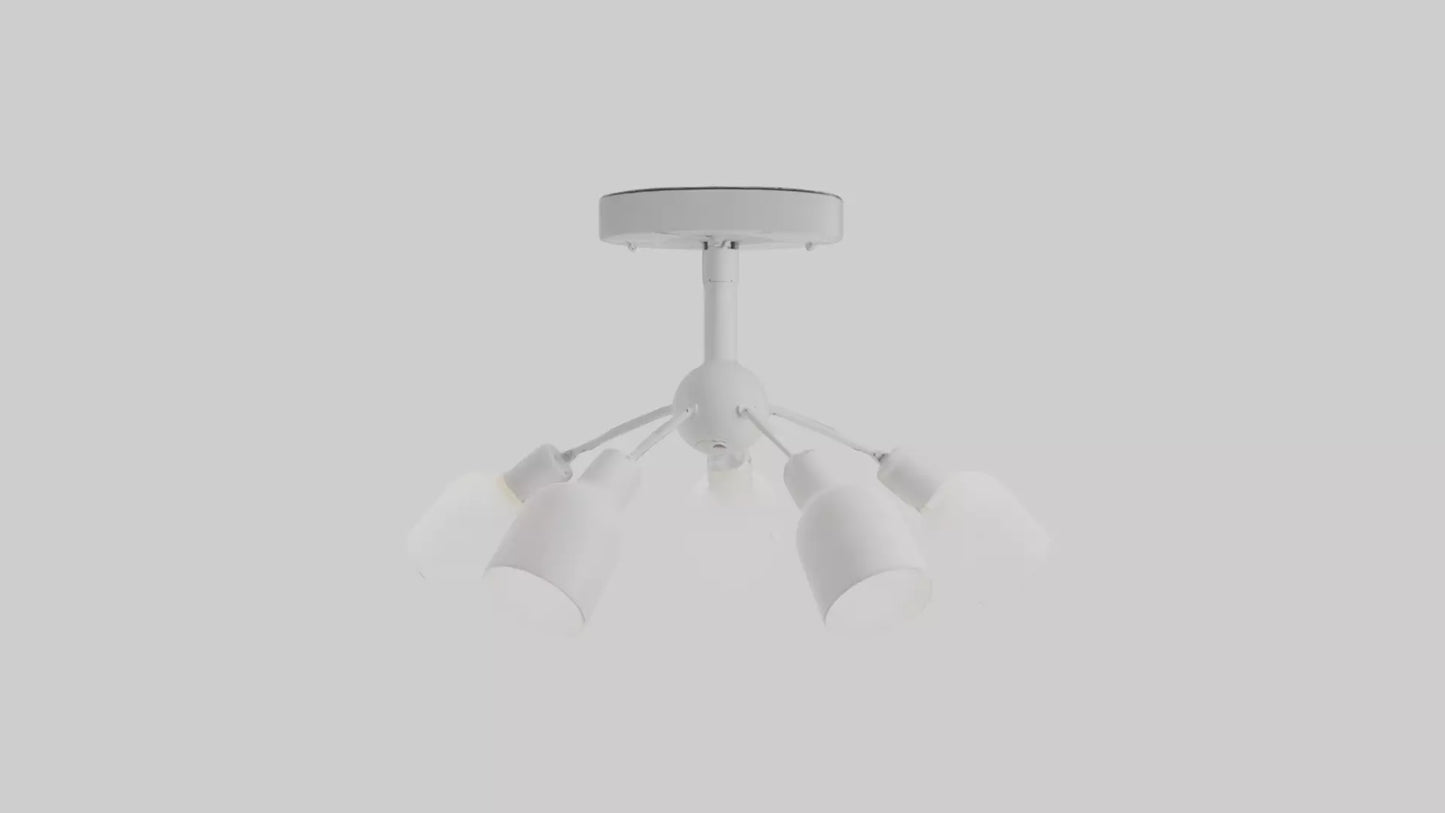3D model Ceiling light model VR / AR / low-poly