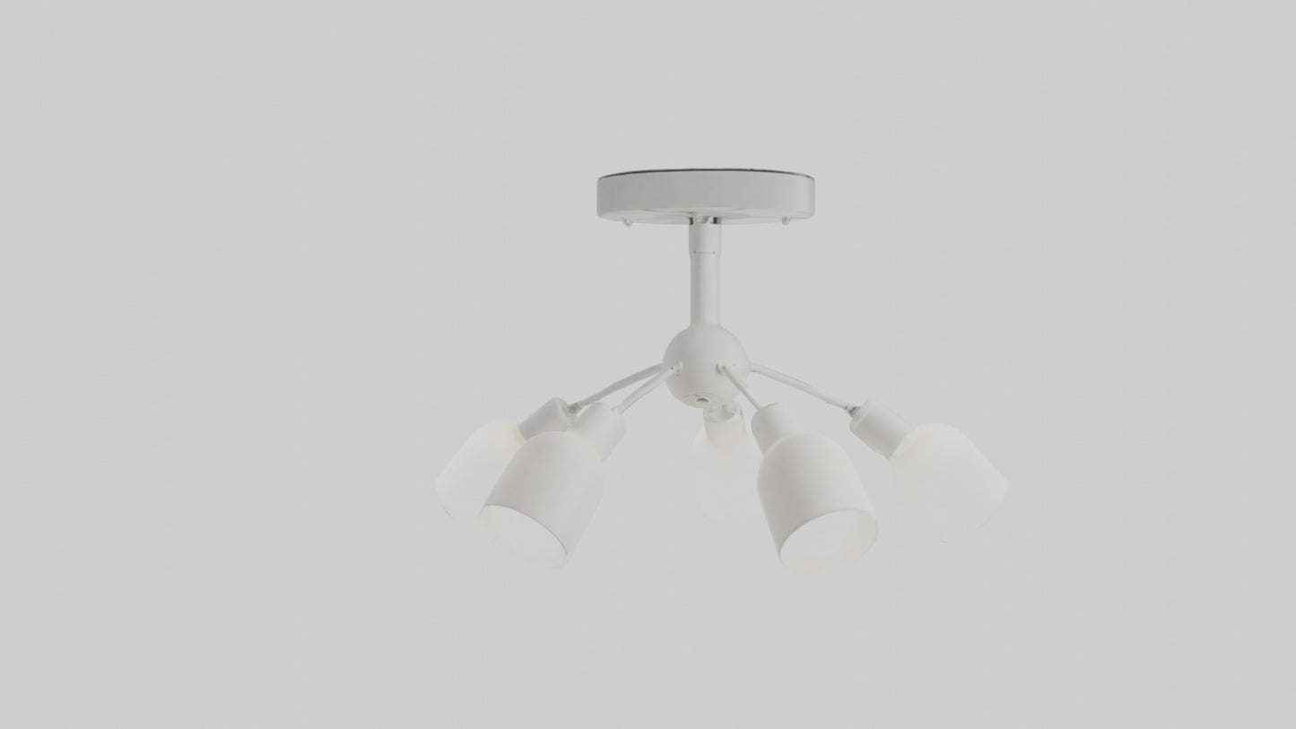 3D model Ceiling light model VR / AR / low-poly