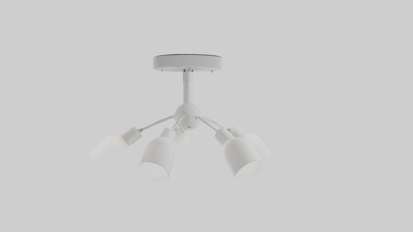 3D model Ceiling light model VR / AR / low-poly