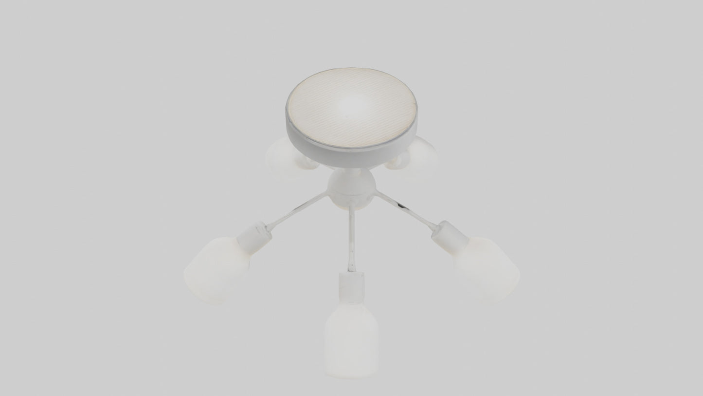 3D model Ceiling light model VR / AR / low-poly
