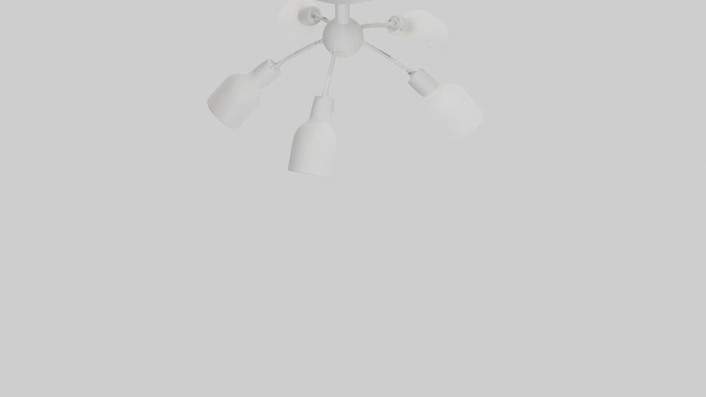 3D model Ceiling light model VR / AR / low-poly