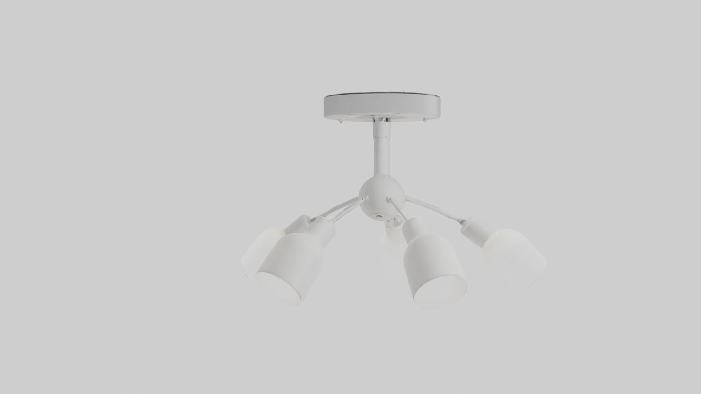 3D model Ceiling light model VR / AR / low-poly