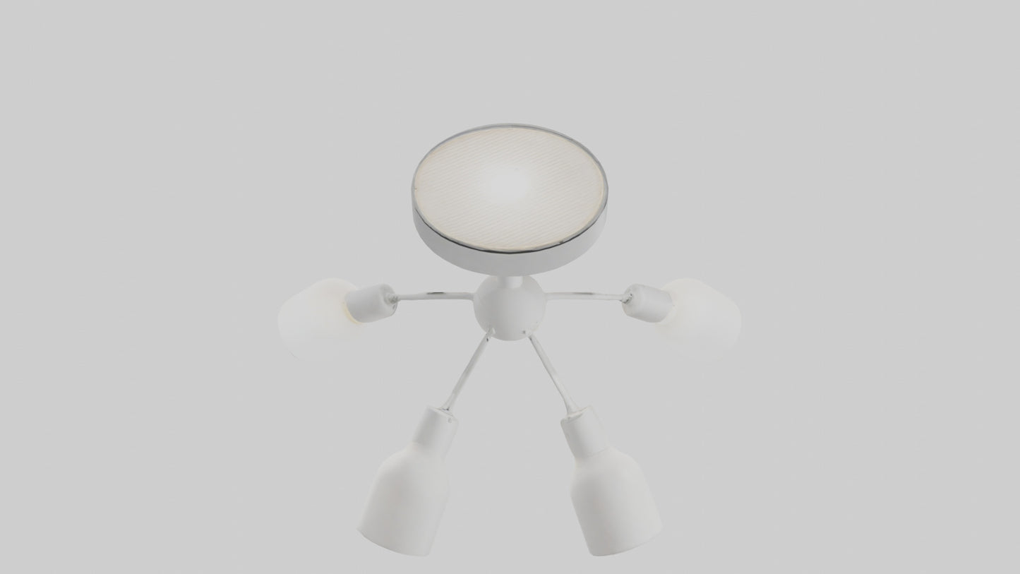 3D model Ceiling light model VR / AR / low-poly